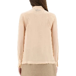 EMBROIDERED GEORGETTE TOP