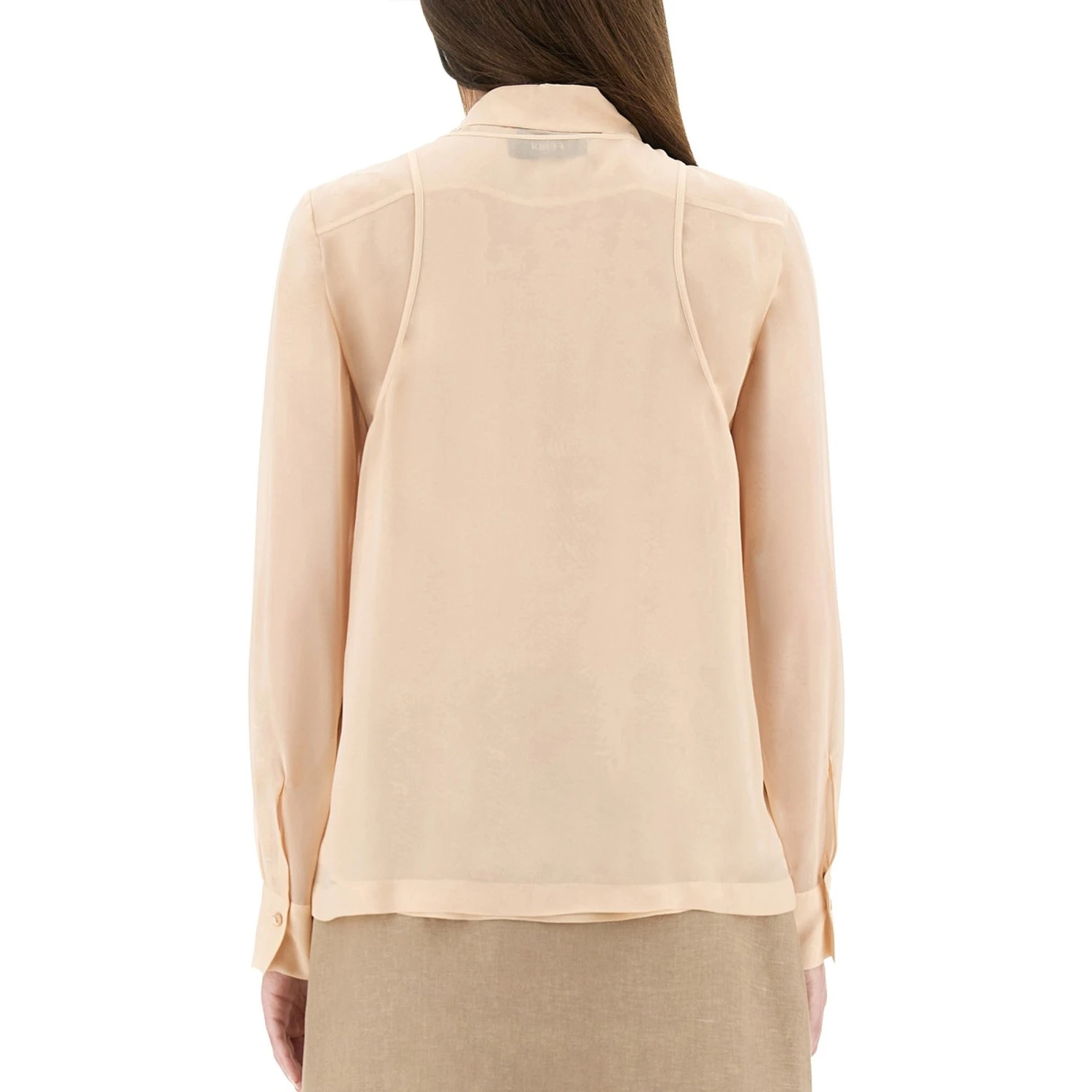 EMBROIDERED GEORGETTE TOP