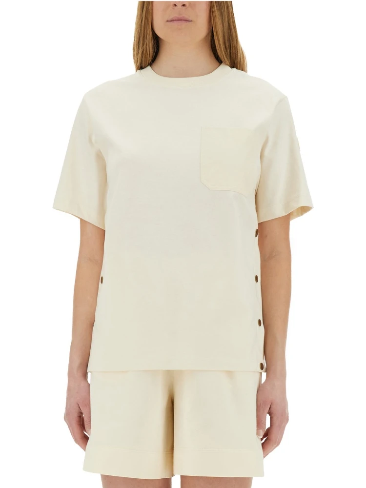 T-SHIRT WITH SIDE BUTTONS