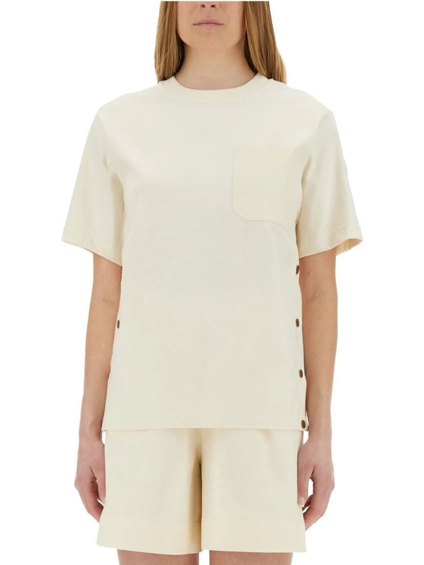 T-SHIRT WITH SIDE BUTTONS