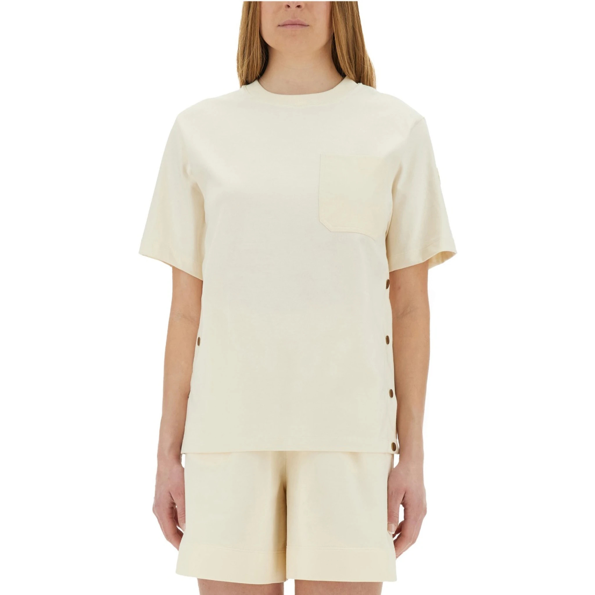 T-SHIRT WITH SIDE BUTTONS