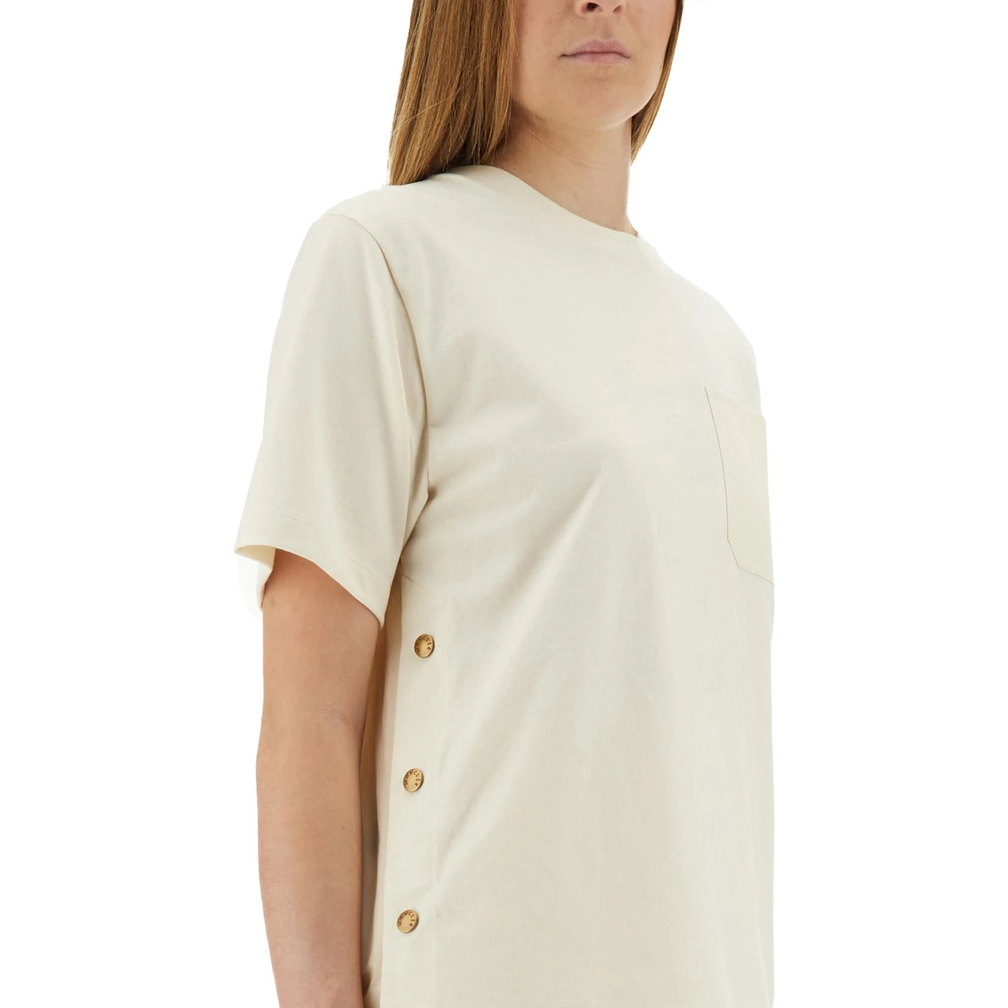 T-SHIRT WITH SIDE BUTTONS