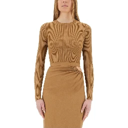 VISCOSE CREPE CROP TOP