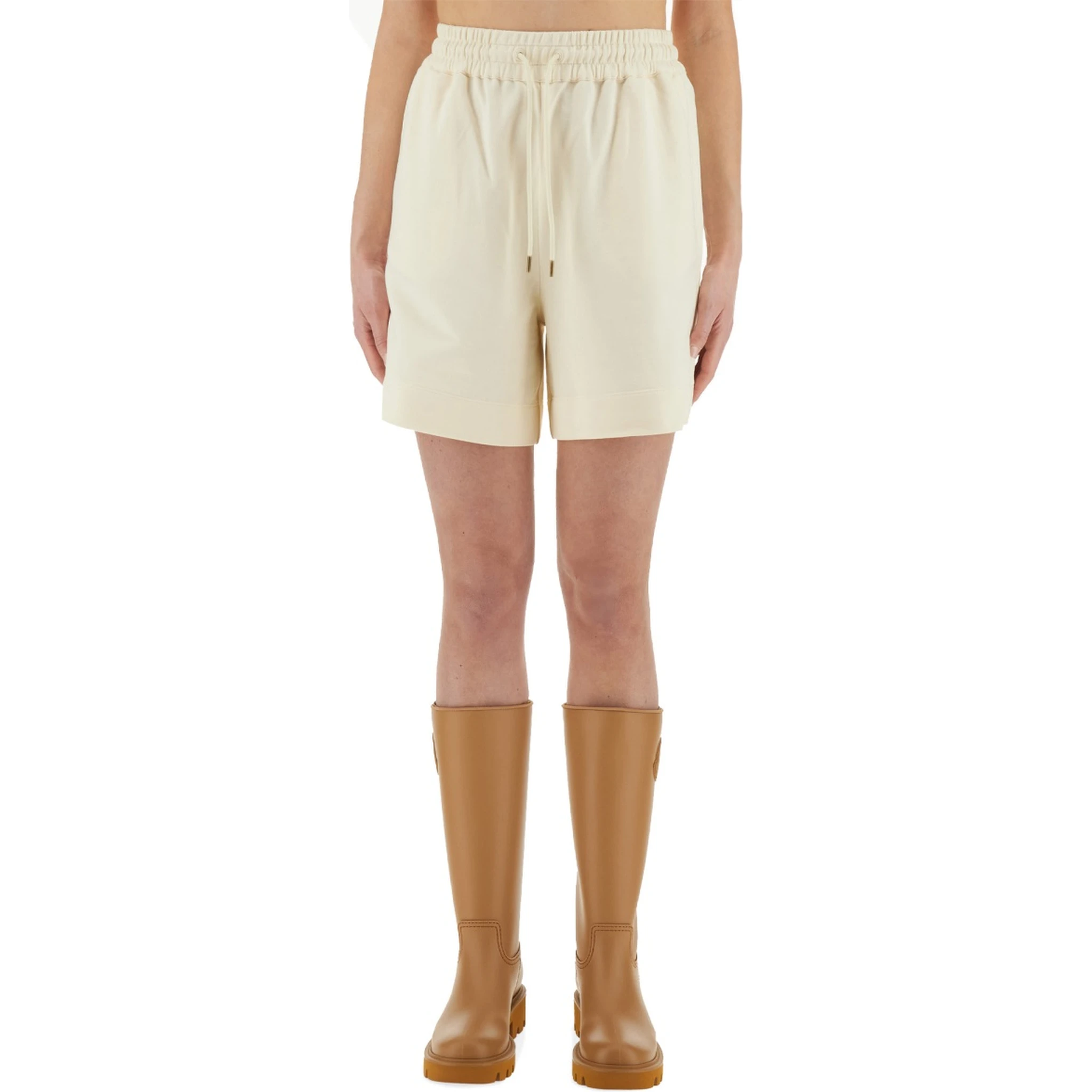 COTTON FLEECE SHORTS