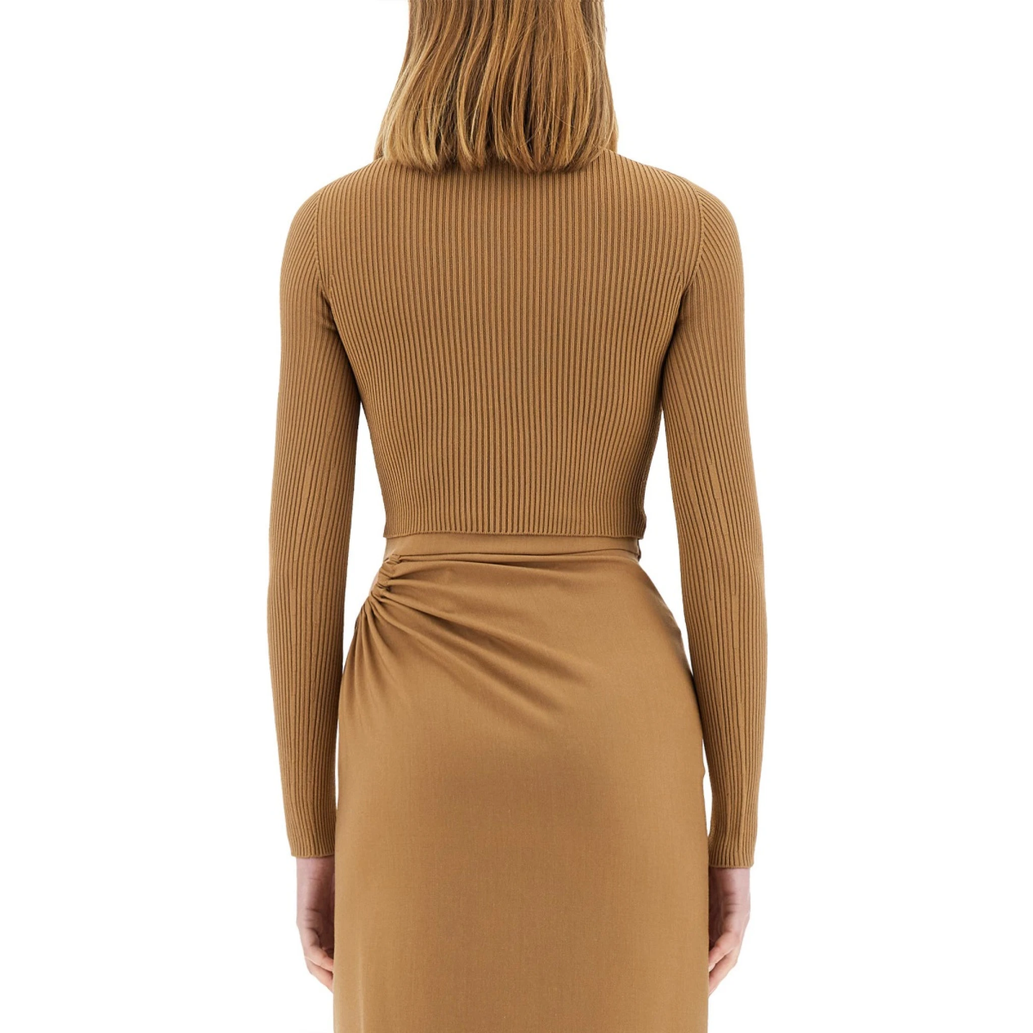 VISCOSE CREPE CROP TOP