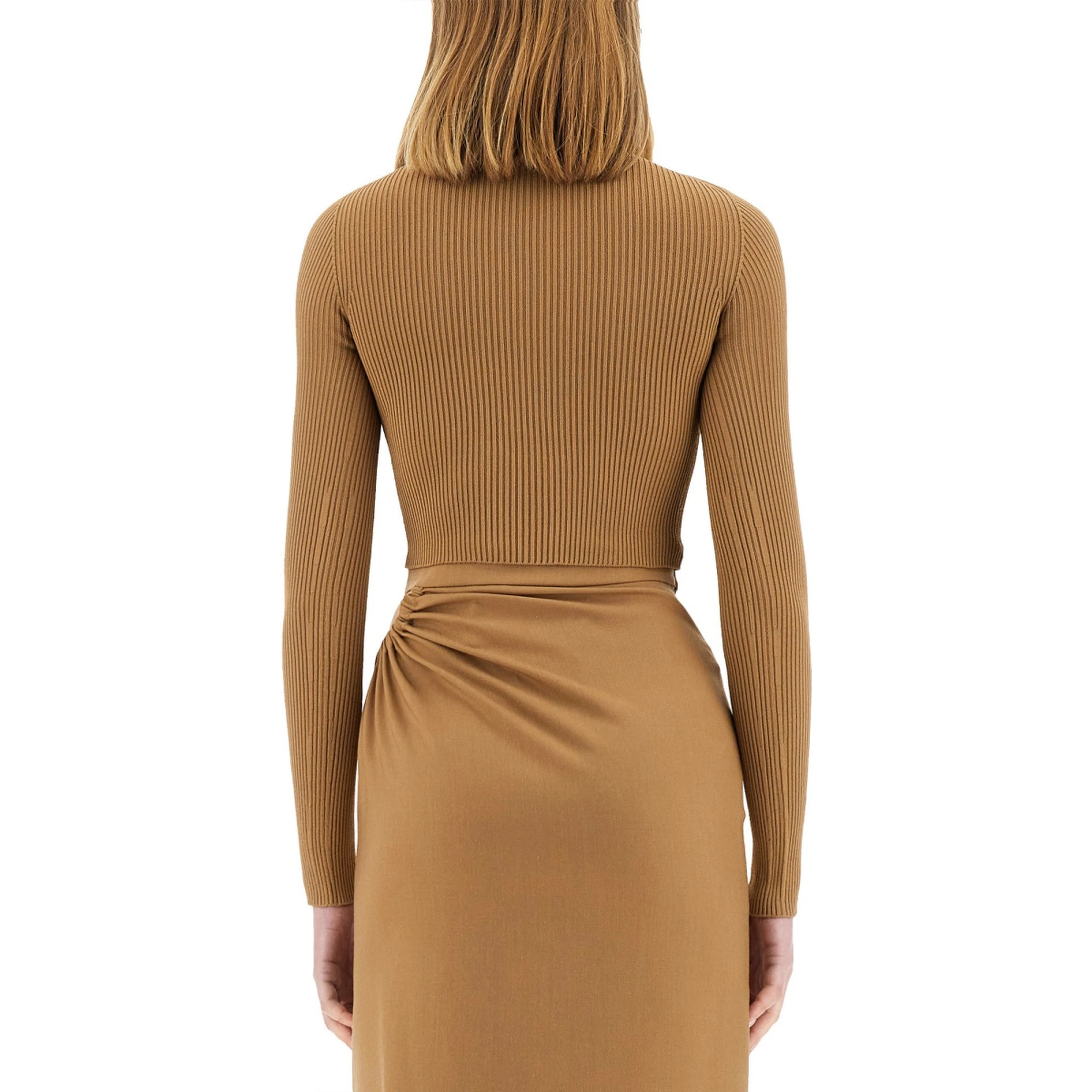 VISCOSE CREPE CROP TOP