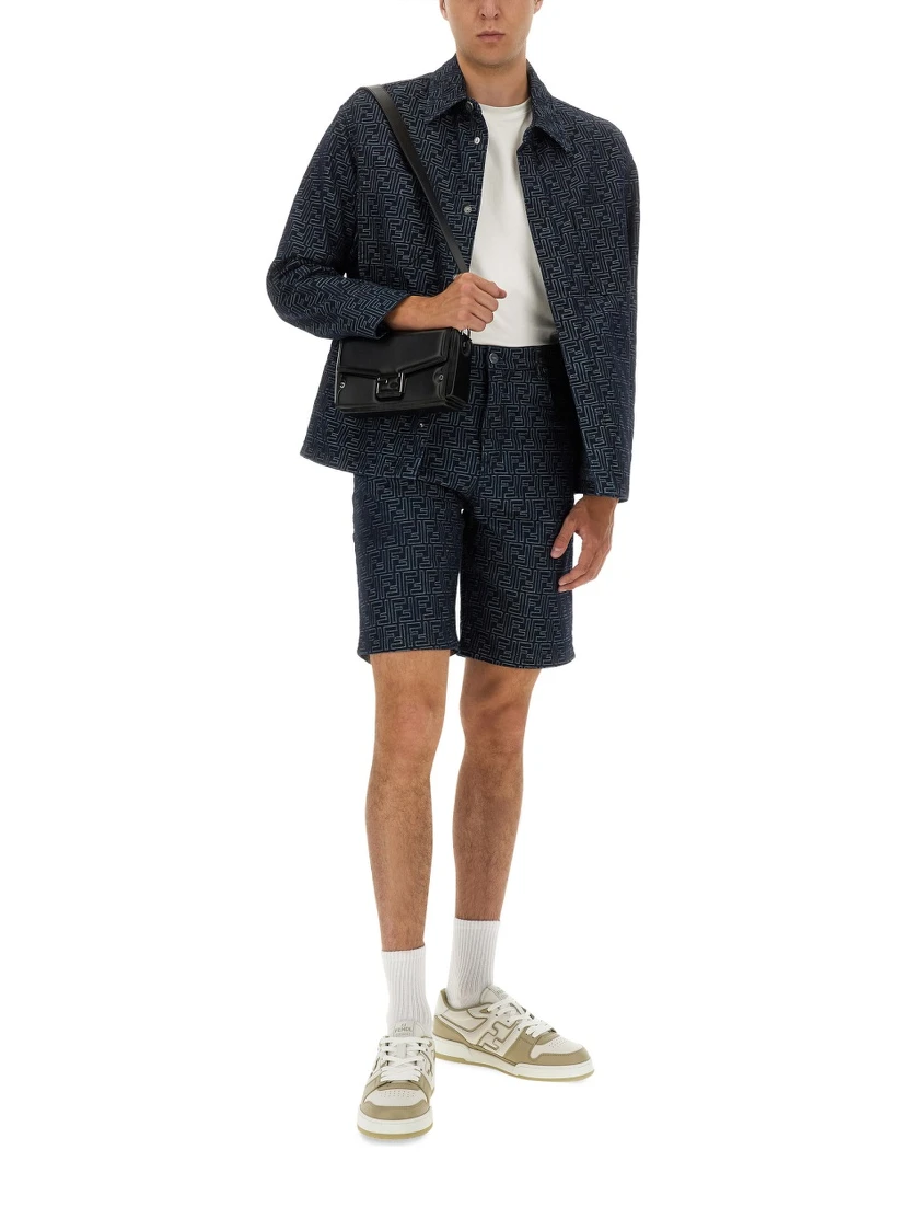 FF JACQUARD DENIM SHIRT