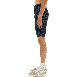 FF JACQUARD DENIM SHORTS