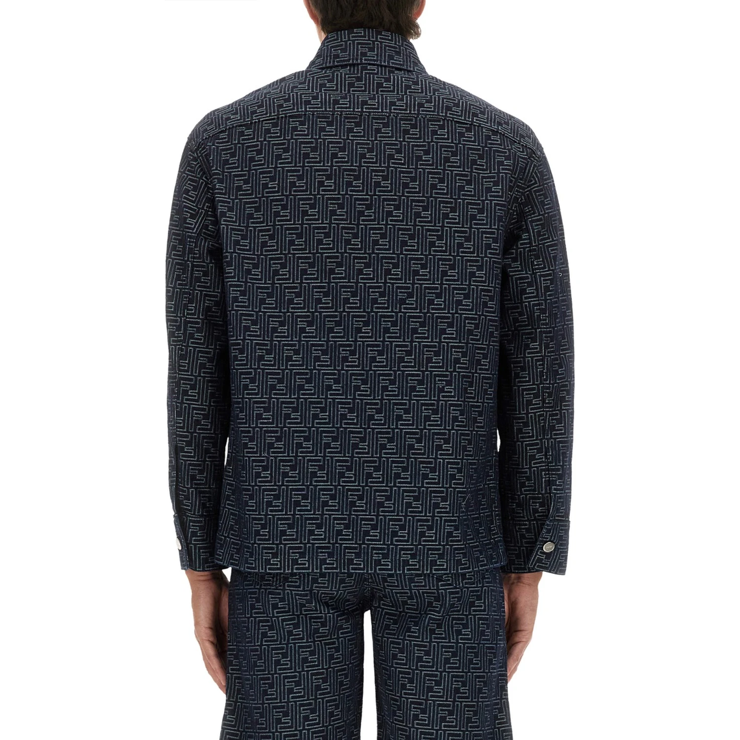 FF JACQUARD DENIM SHIRT