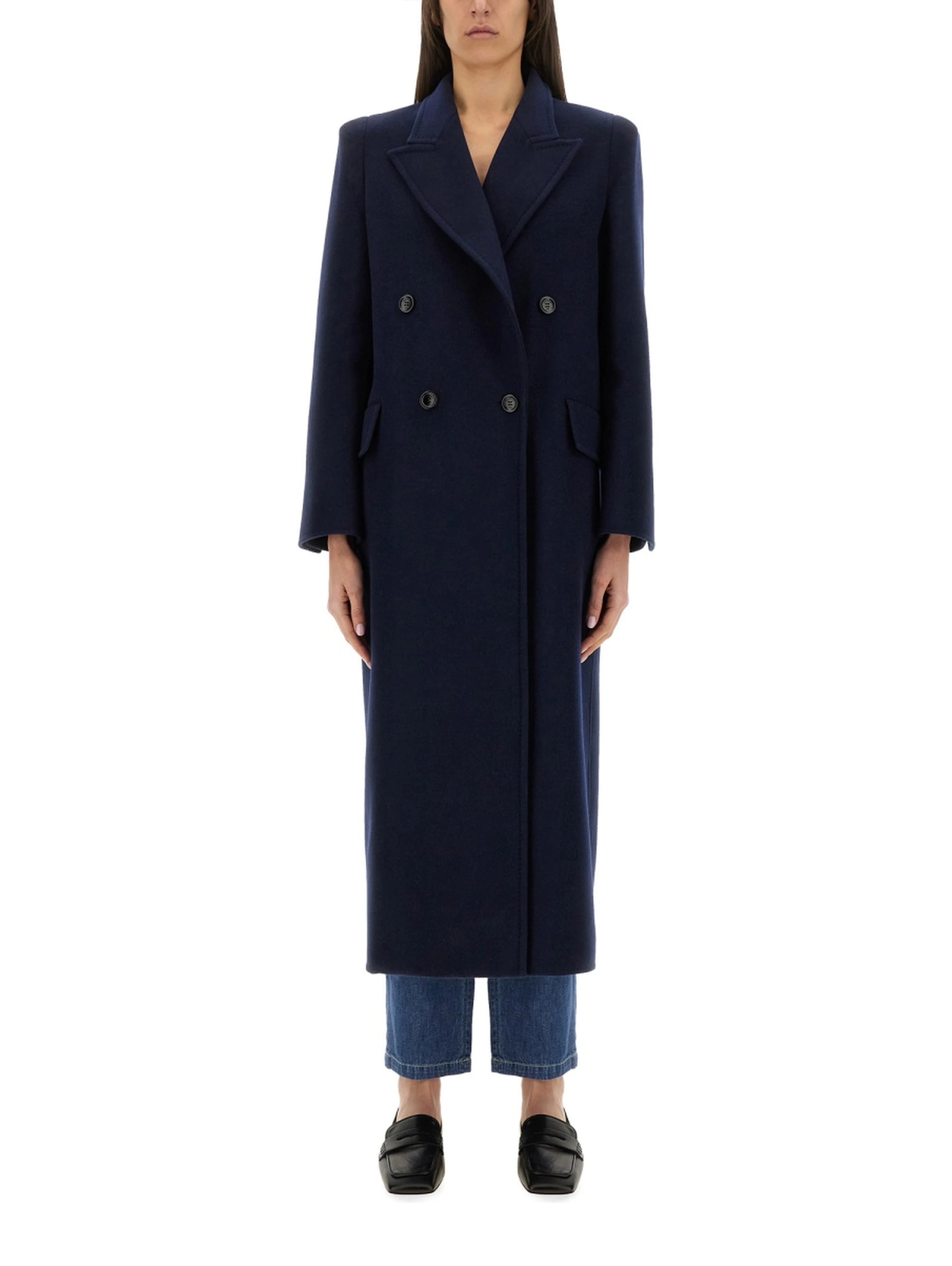 DOUBLE-BREASTED COAT "ALBANIA1234"