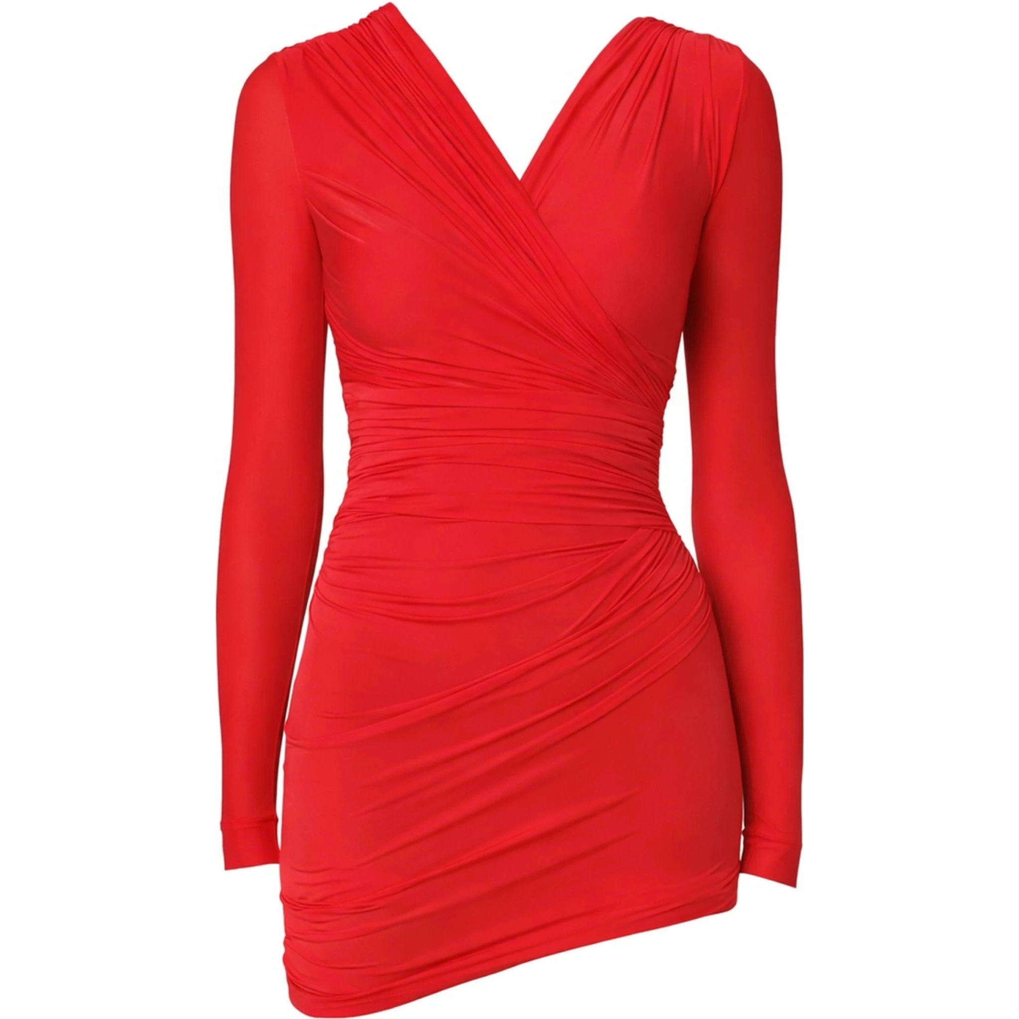 DRAPED MINI DRESS