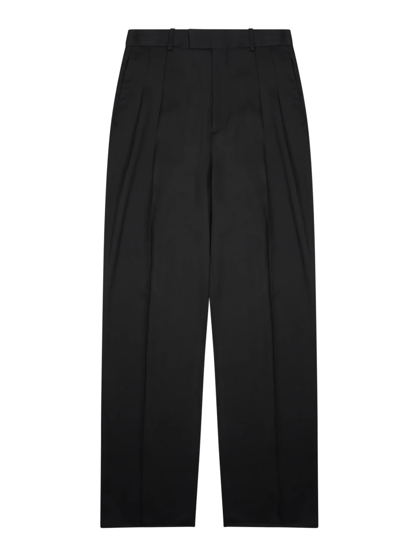 SILK BLEND TAILORED PANTS