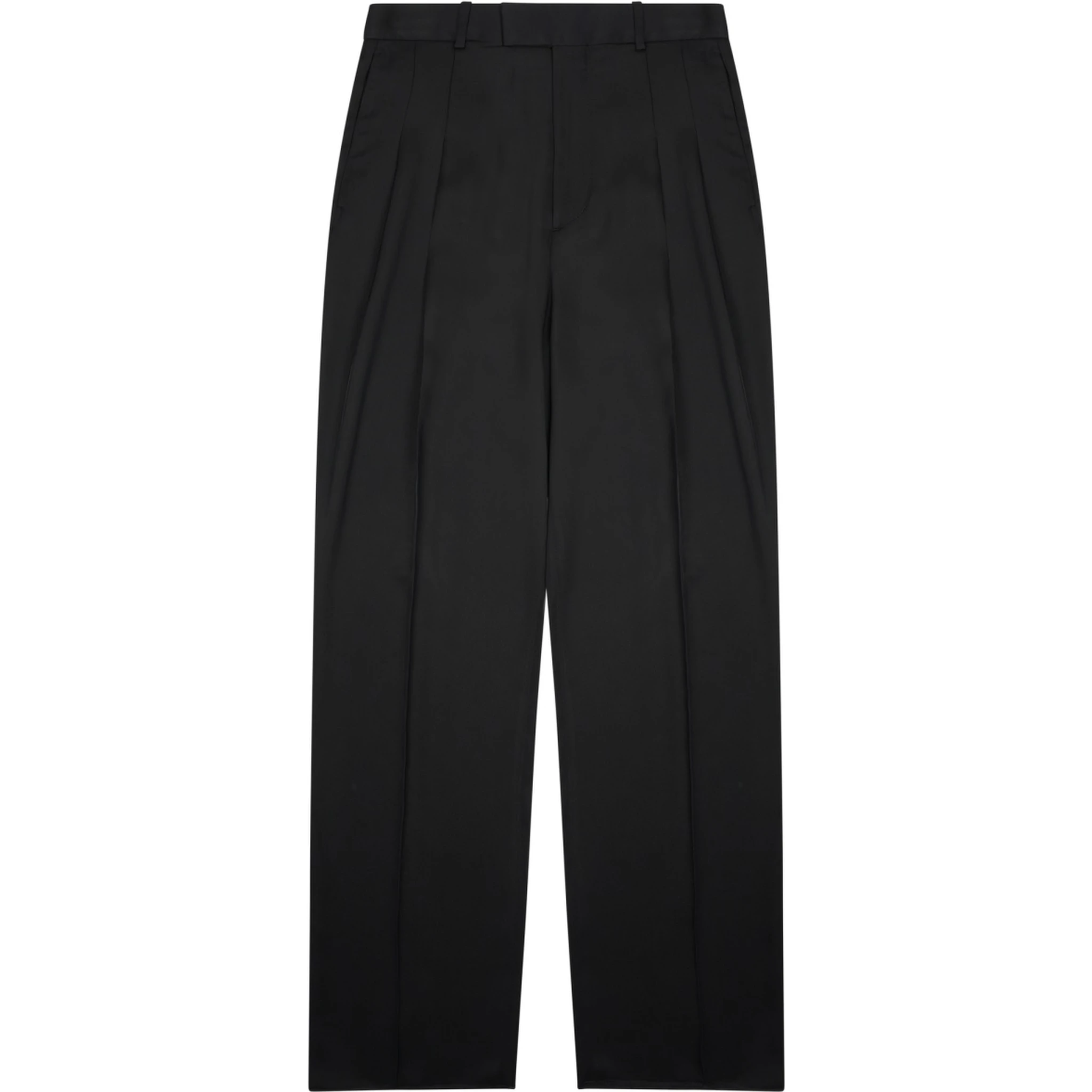 SILK BLEND TAILORED PANTS