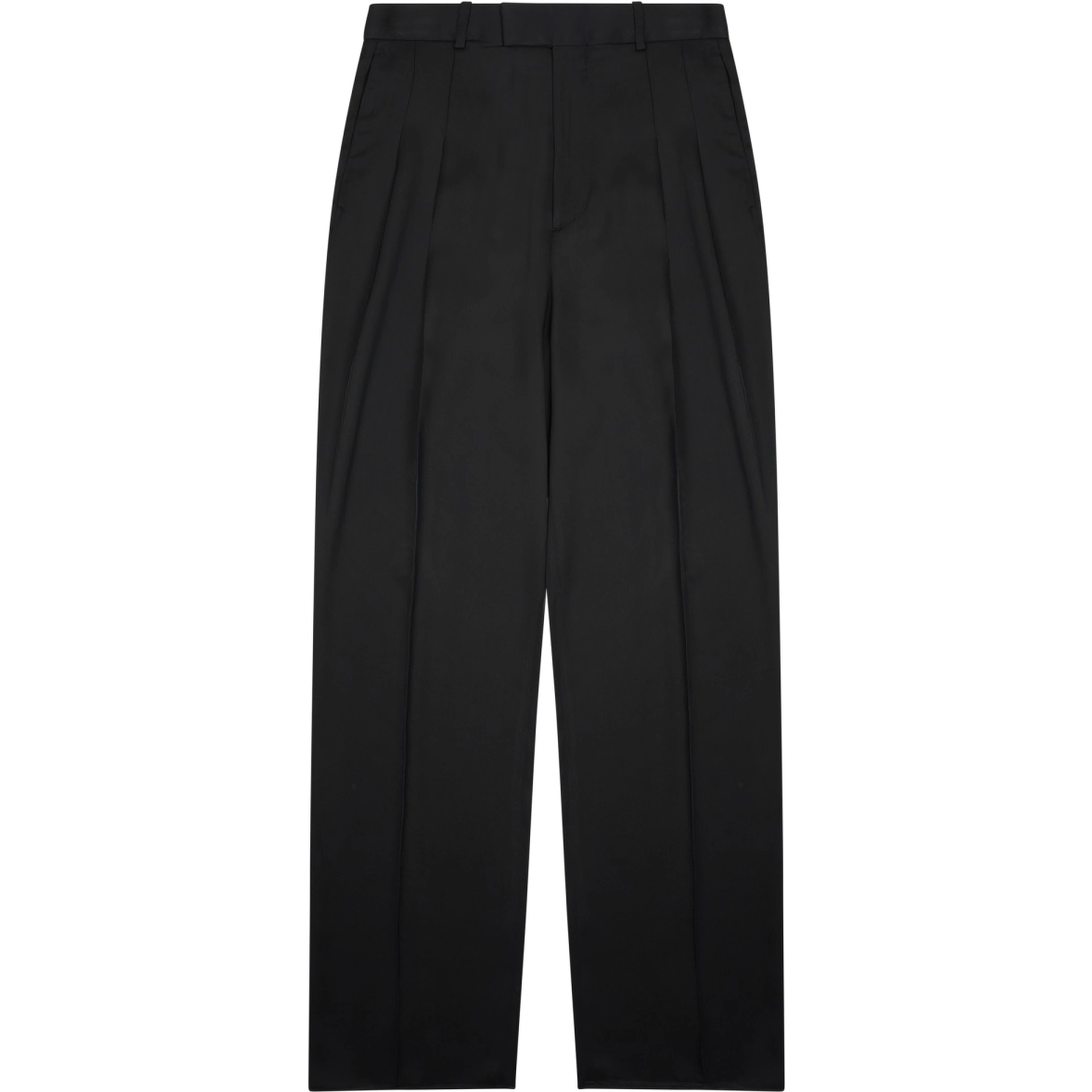 SILK BLEND TAILORED PANTS