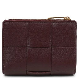 BI-FOLD WALLET WITH ZIPPER SMALL