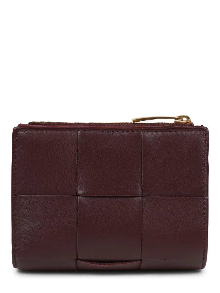 BI-FOLD WALLET WITH ZIPPER SMALL