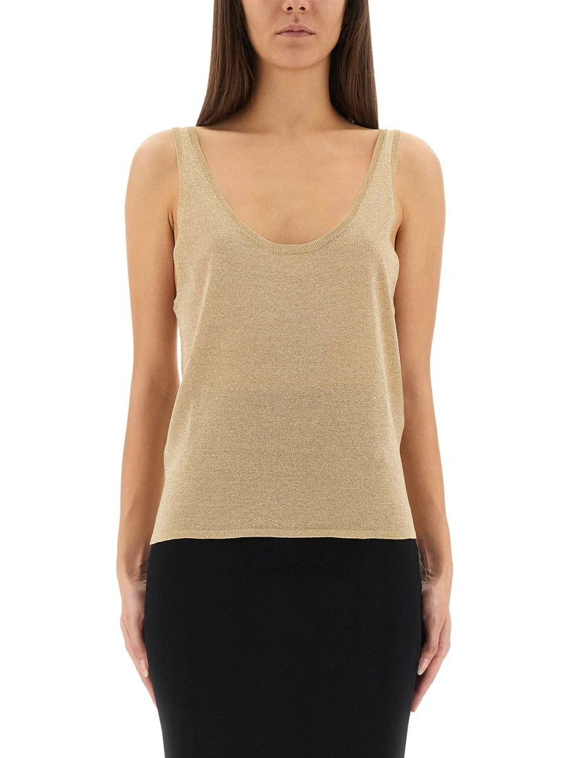 LUREX KNIT TANK TOP