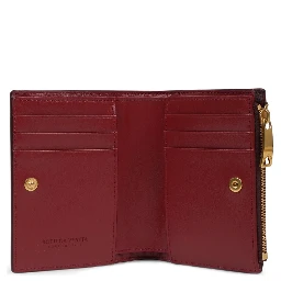 BI-FOLD WALLET WITH ZIPPER SMALL