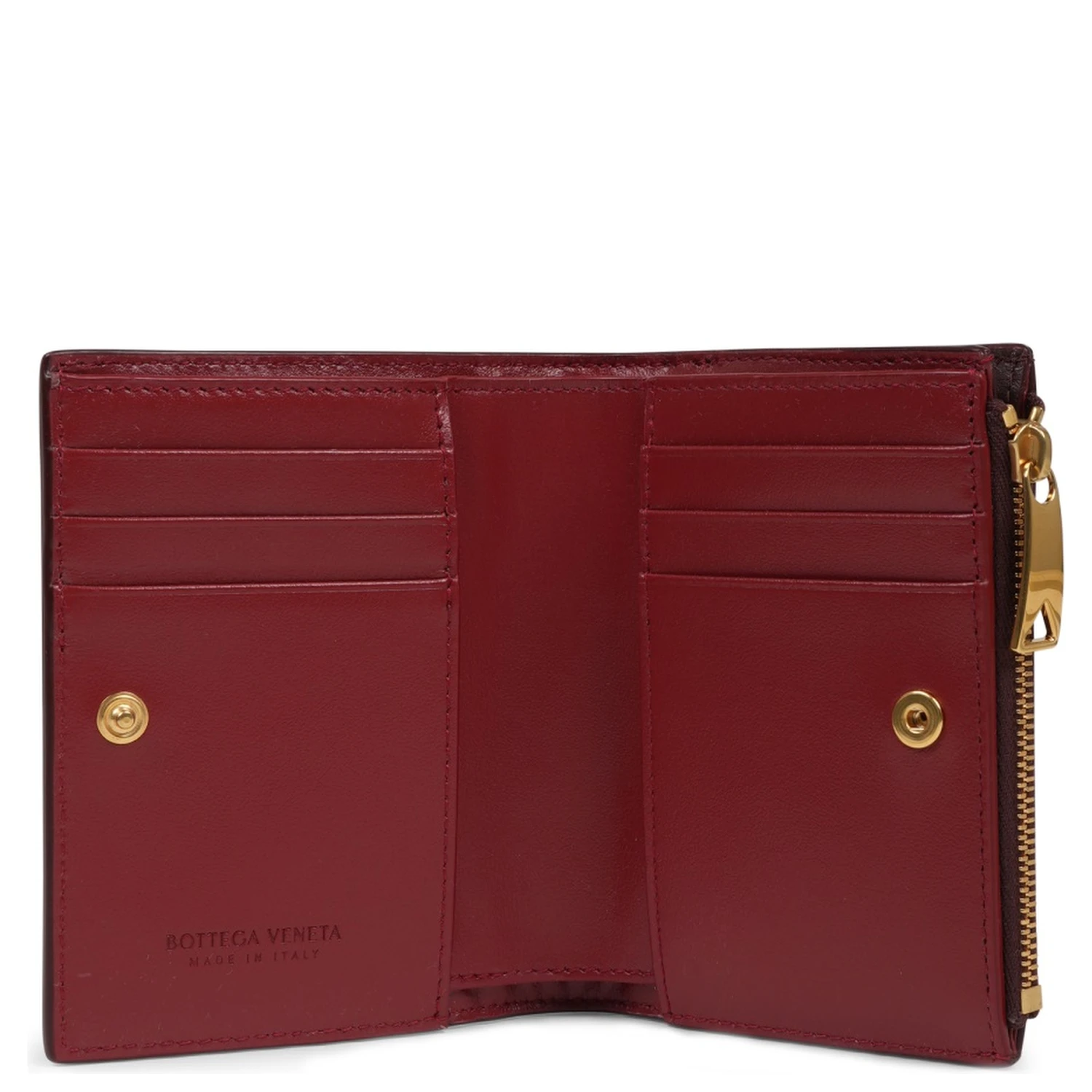 BI-FOLD WALLET WITH ZIPPER SMALL