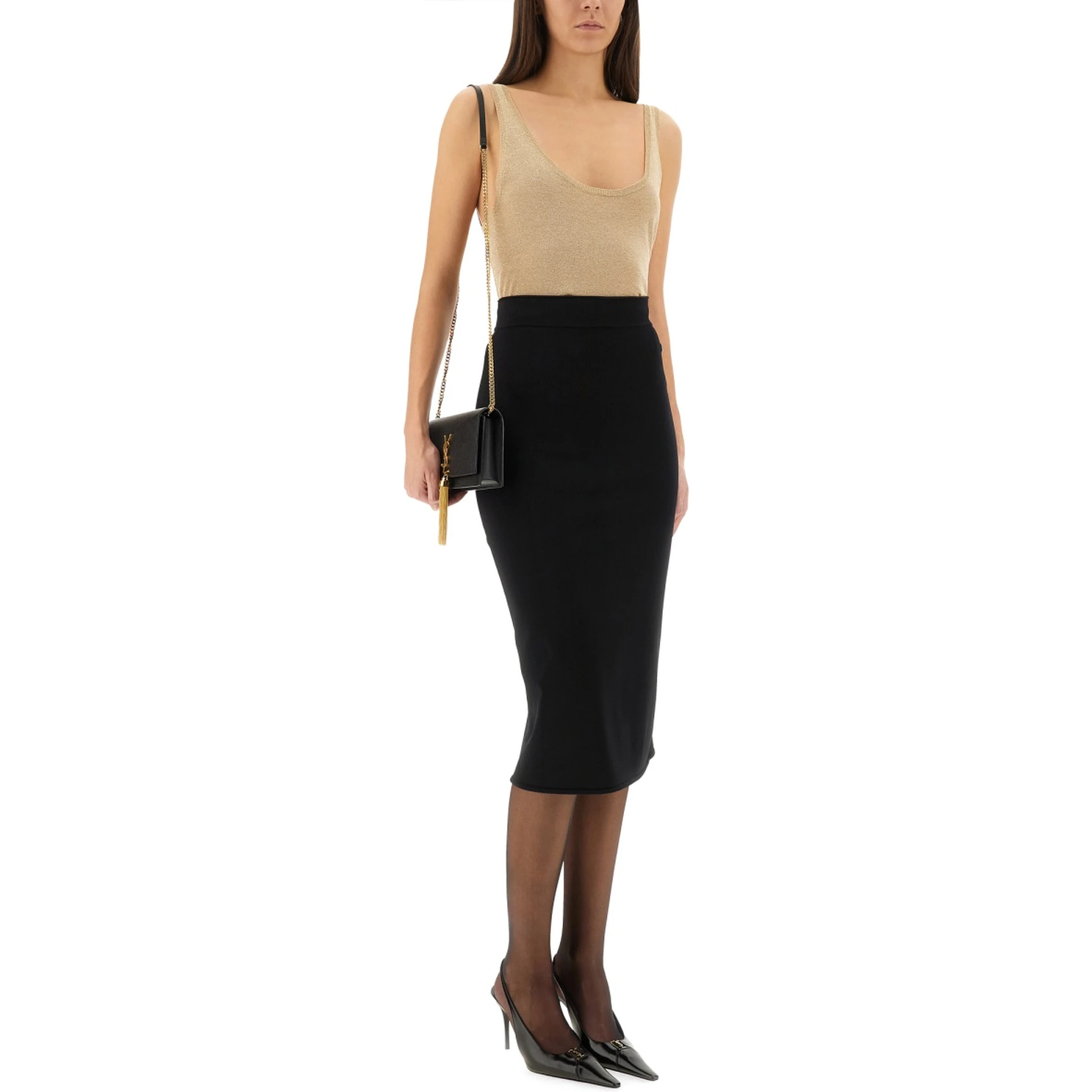 LUREX KNIT TANK TOP