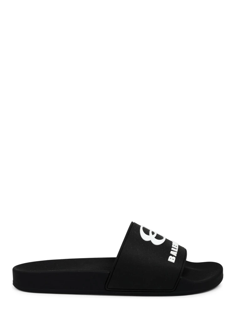 SLIP-ON SANDAL WITH LOGO
