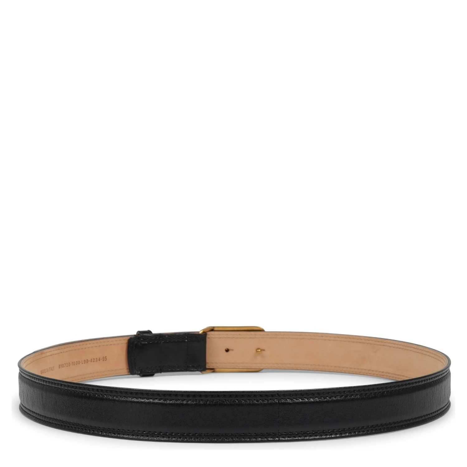 BELT WITH LOGO BUCKLE