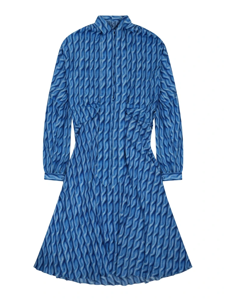 MIDI DRESS WITH PRINT