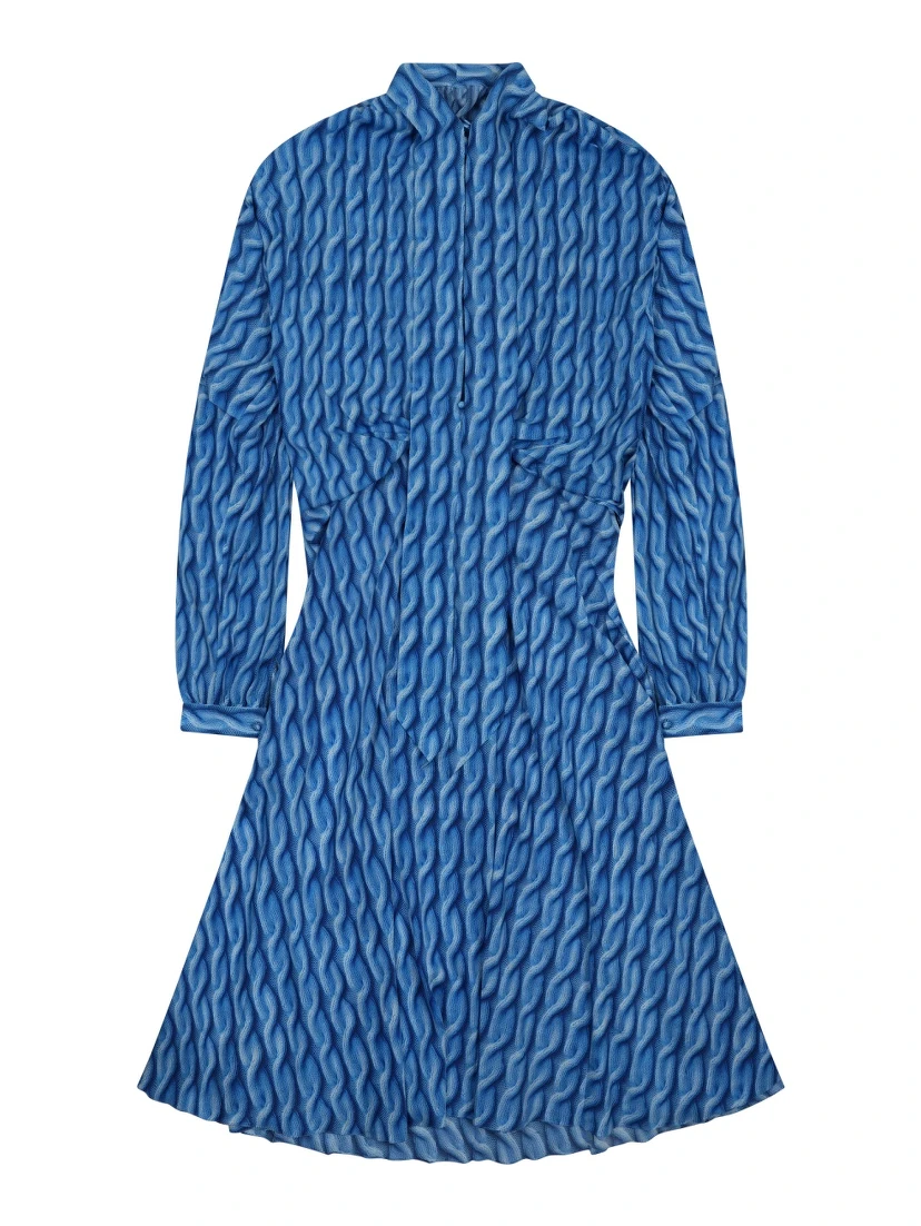 MIDI DRESS WITH PRINT