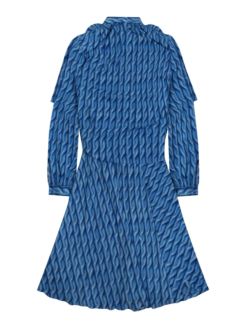 MIDI DRESS WITH PRINT