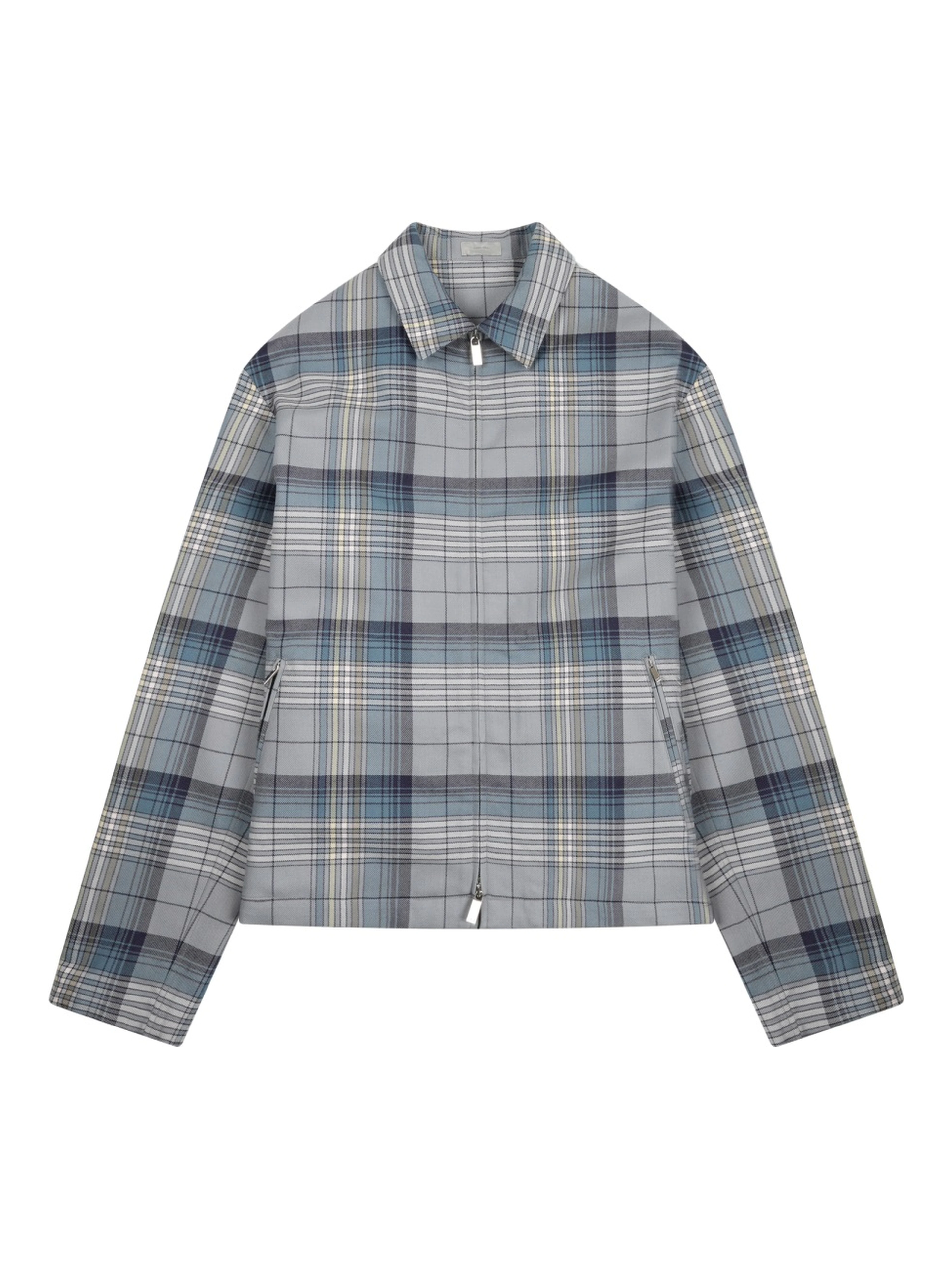 ZIPPERED "CHECK" SHIRT