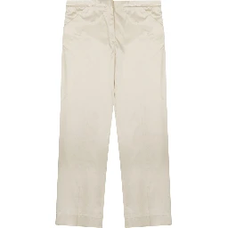 "CROPPED" STRAIGHT PANTS