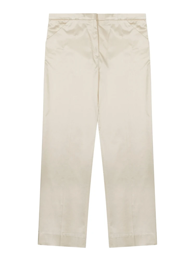 "CROPPED" STRAIGHT PANTS