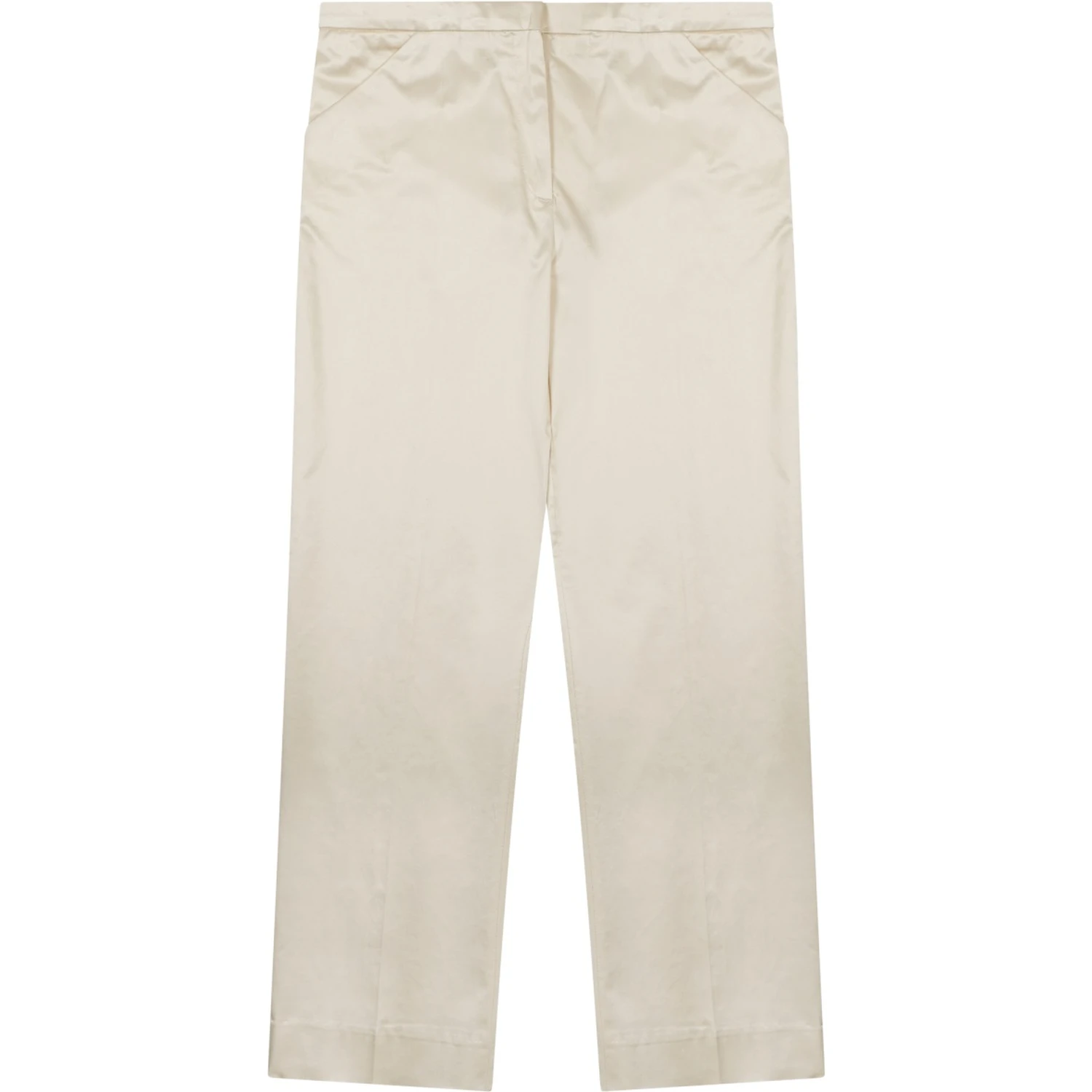 "CROPPED" STRAIGHT PANTS