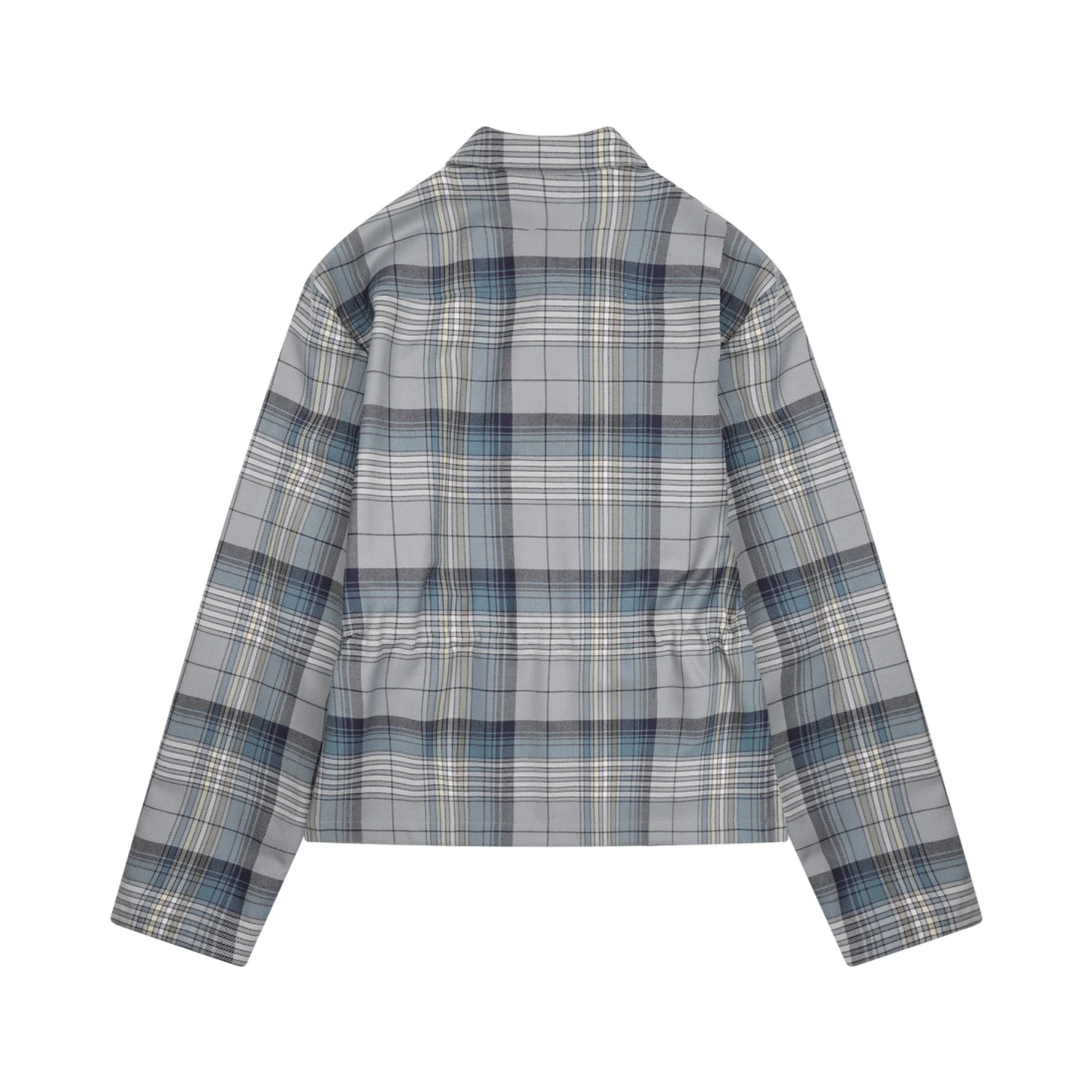 ZIPPERED "CHECK" SHIRT