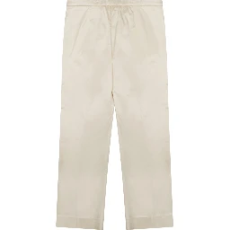 "CROPPED" STRAIGHT PANTS