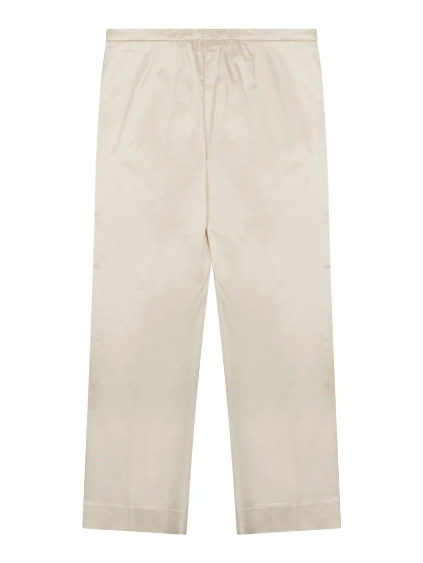 "CROPPED" STRAIGHT PANTS