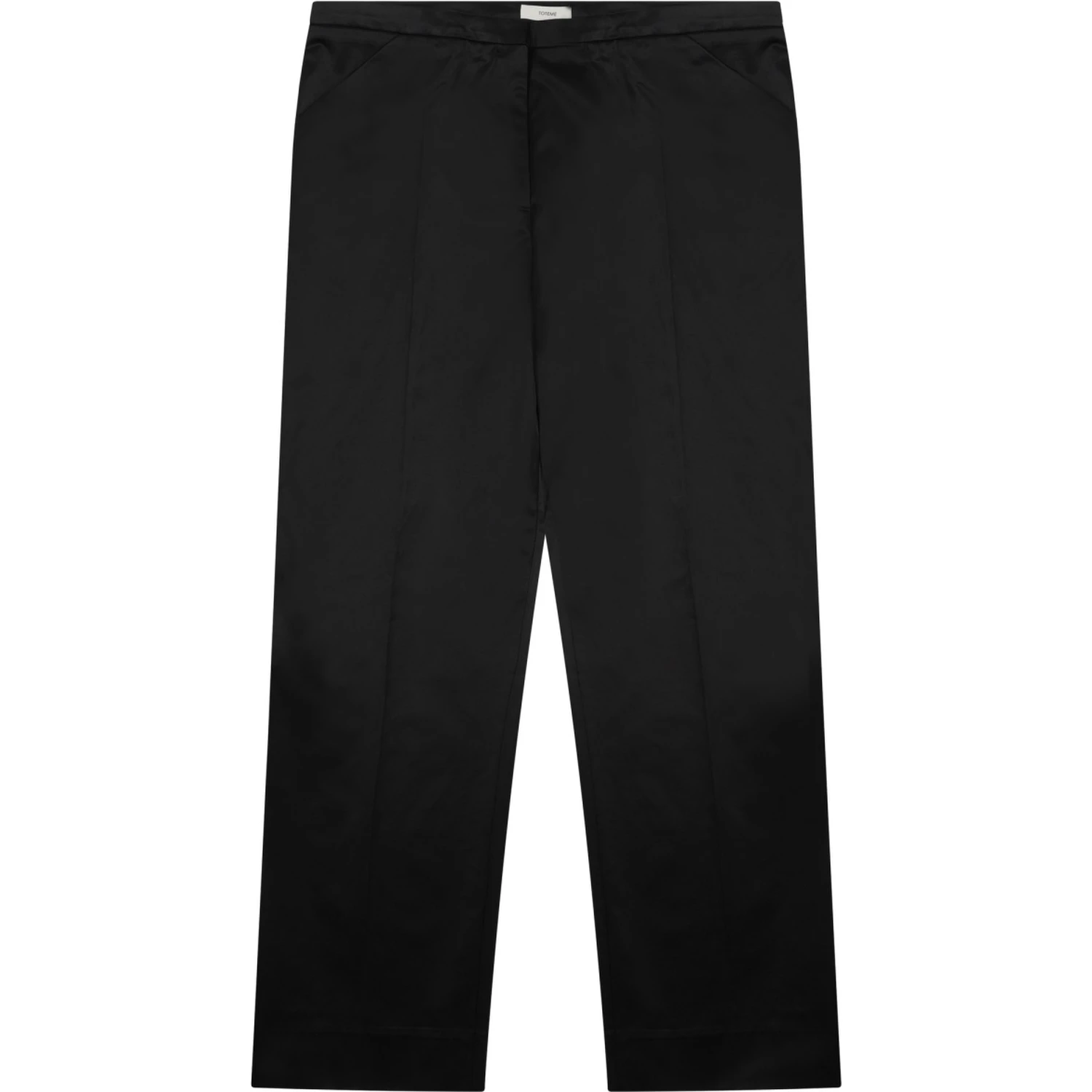 "CROPPED" STRAIGHT PANTS