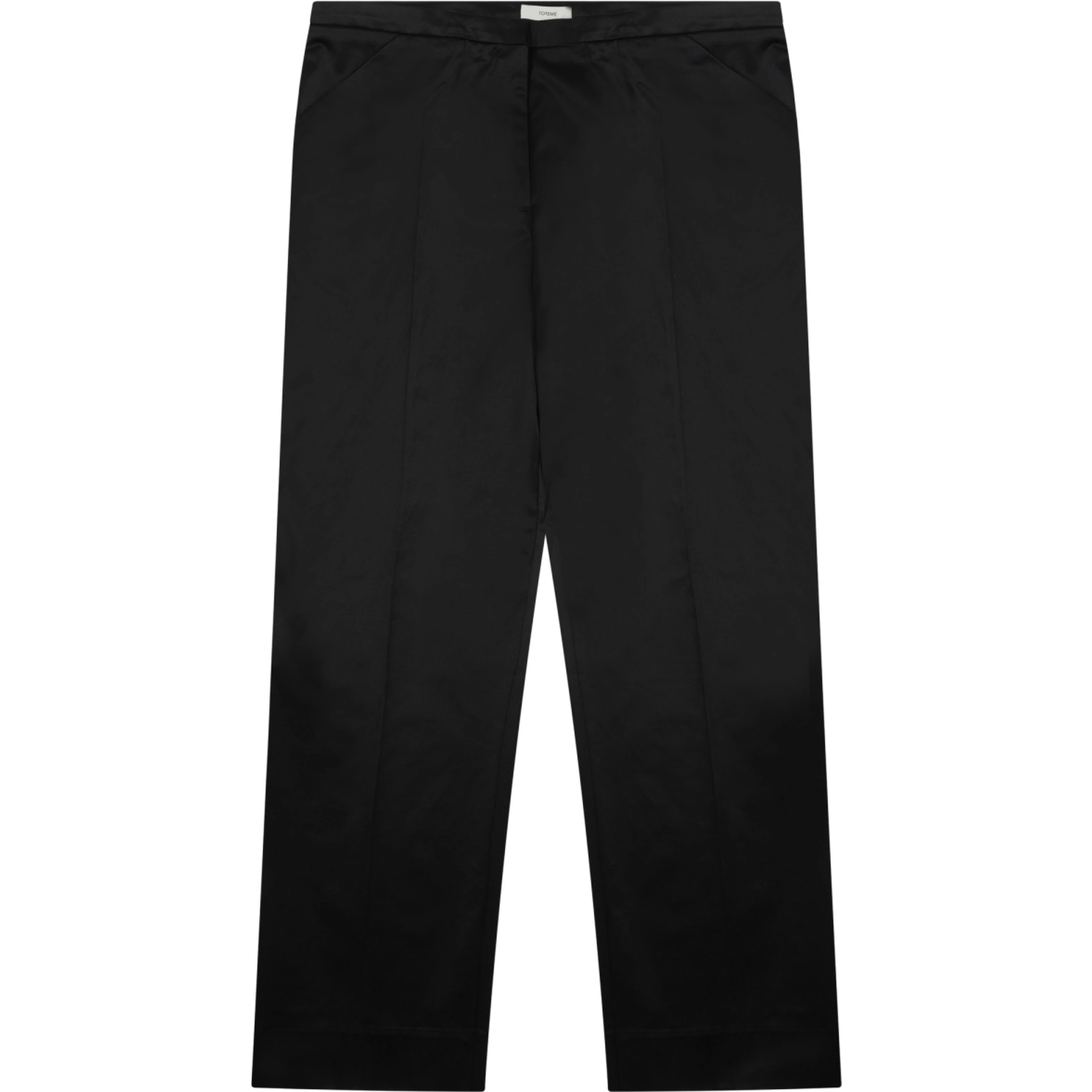"CROPPED" STRAIGHT PANTS