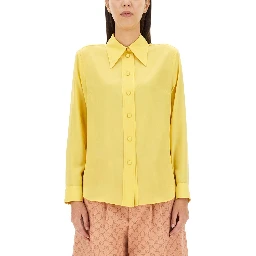 CREPE DE CHINE AND SILK SHIRT