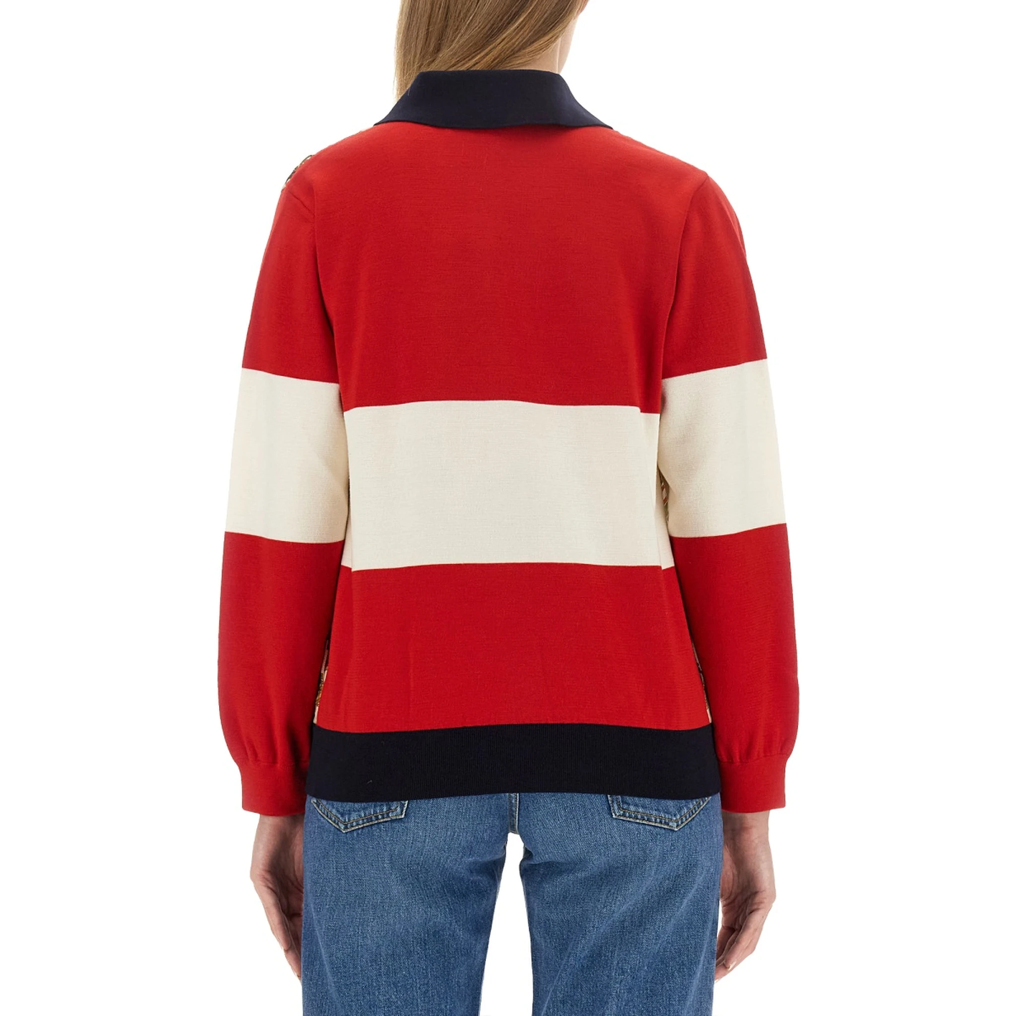 EXTRA FINE WOOL CARDIGAN WITH PRINT