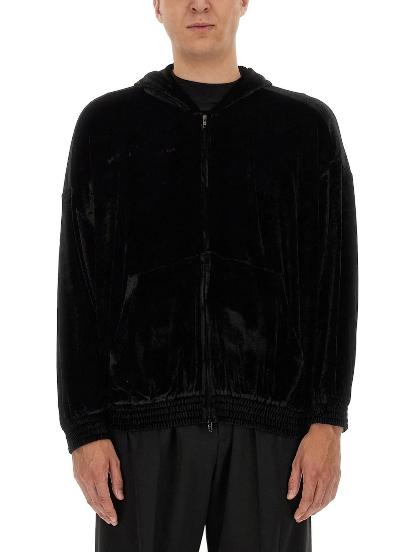 VELVET SWEATSHIRT