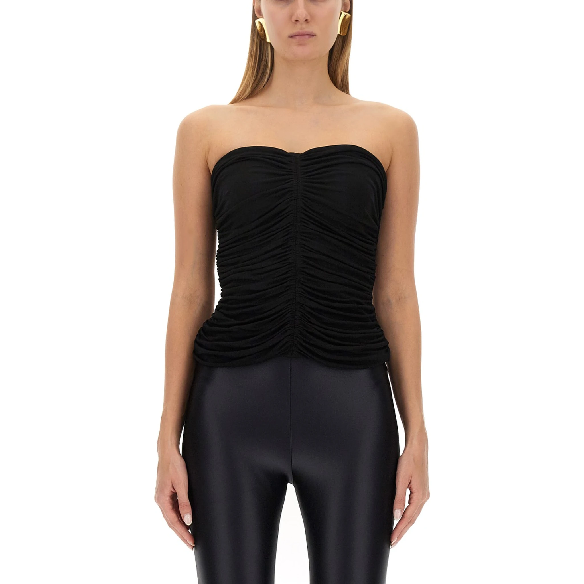 CREPE JERSEY BUSTIER