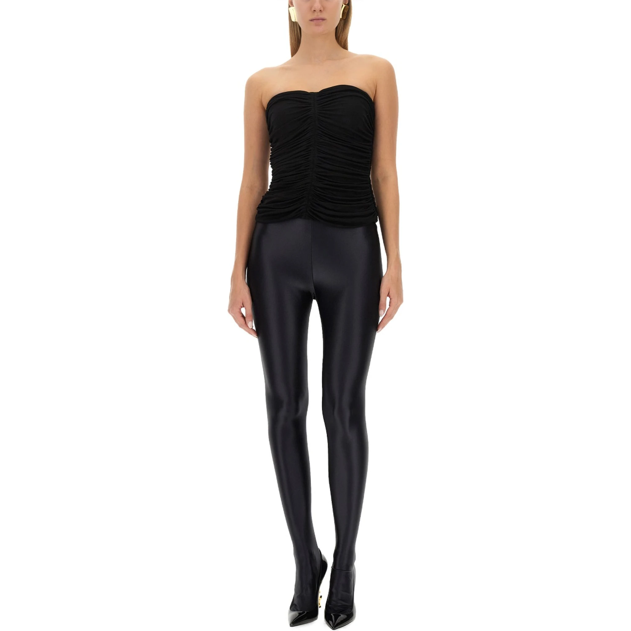 CREPE JERSEY BUSTIER