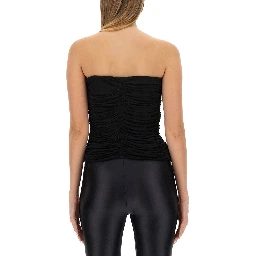 CREPE JERSEY BUSTIER