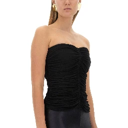 CREPE JERSEY BUSTIER