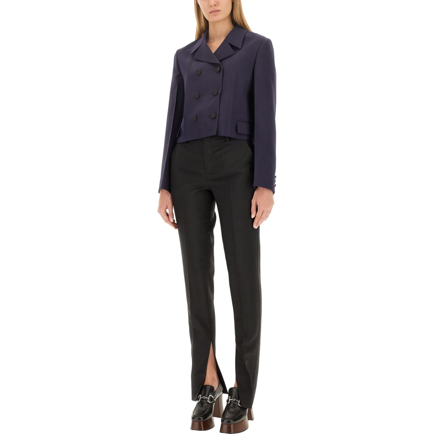 PANTS WITH CLAMP