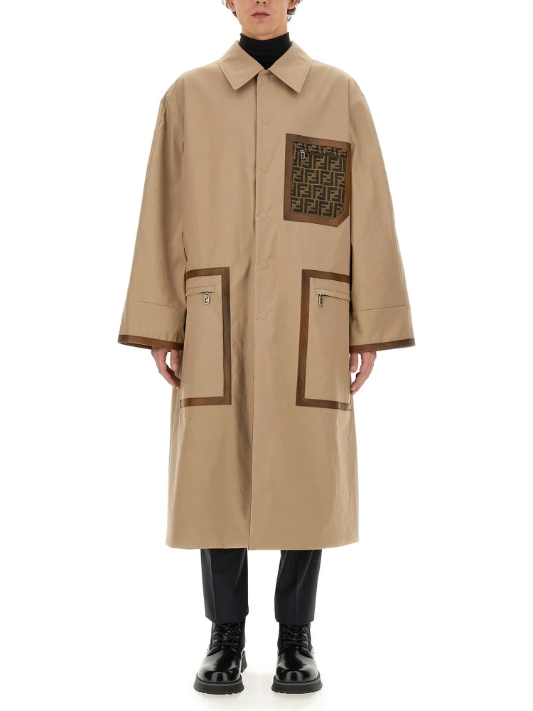 FABRIC TRENCH COAT