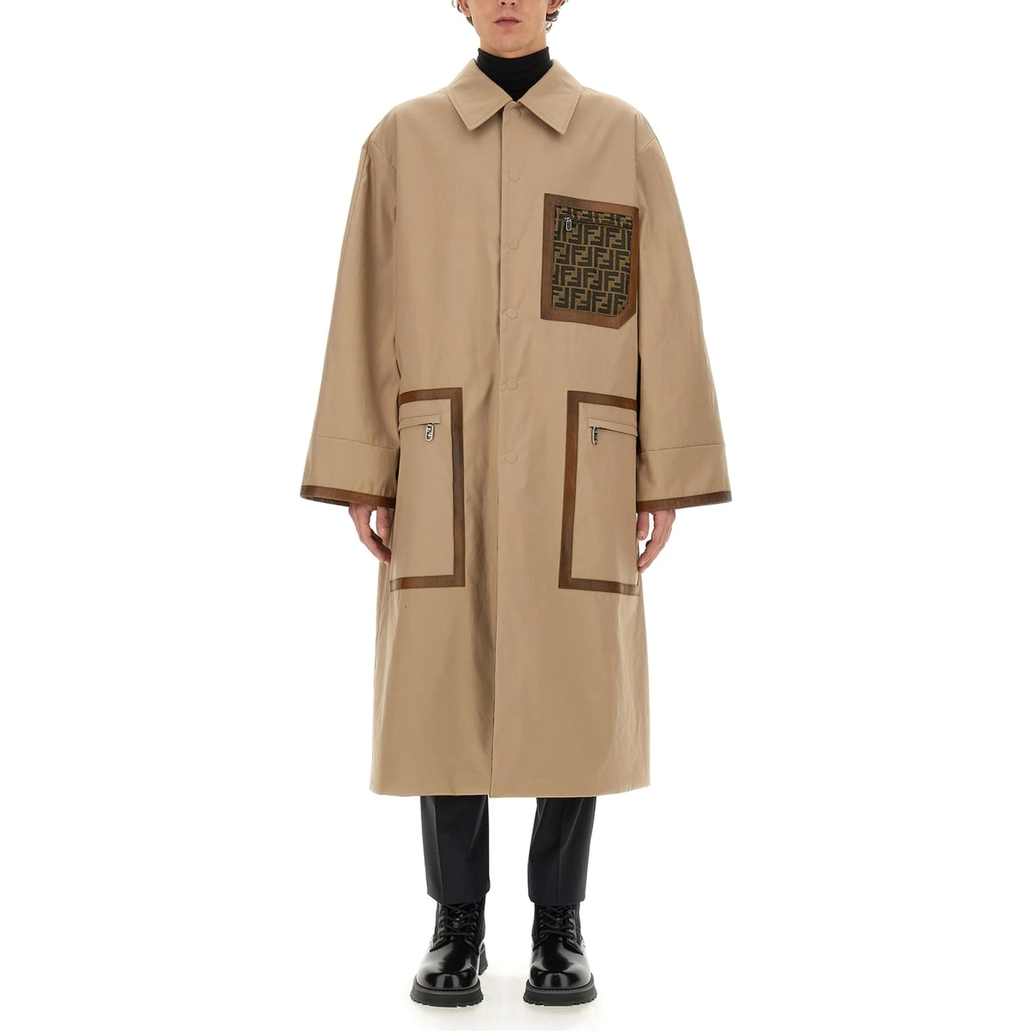 FABRIC TRENCH COAT