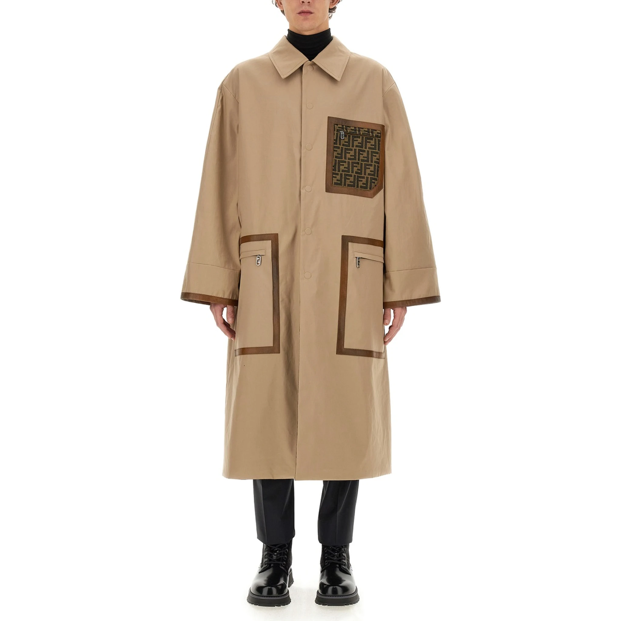 FABRIC TRENCH COAT
