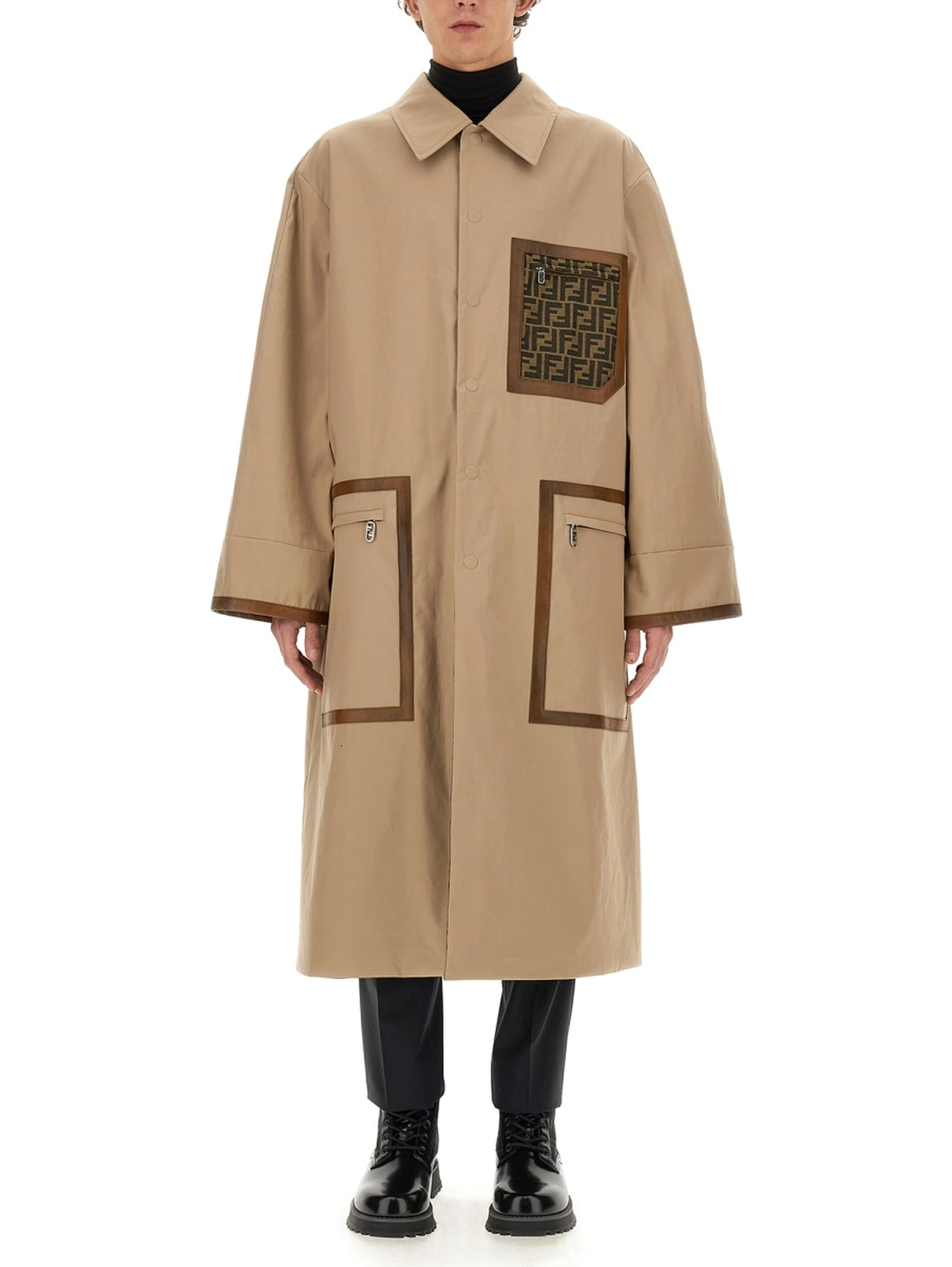 FABRIC TRENCH COAT